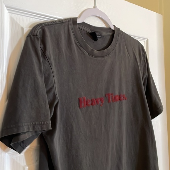 𝅺T-BAR X Cotton On Heavy Times Graphic T-shirt - Medium - Picture 6 of 10